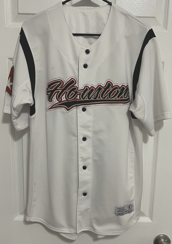 HOUSTON ASTROS Herren weiß Button Away genäht Baseball Trikot M Dynasty MLB - Bild 1 von 11