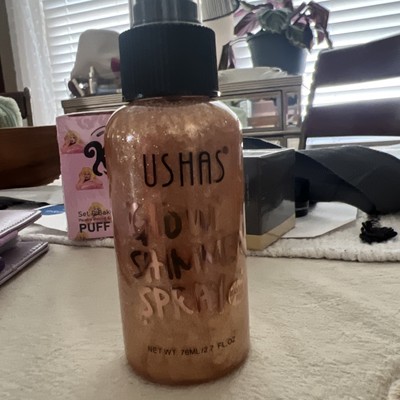 Glow Shimmer Spray By Ushas 2.7 Fl Oz. New! So Pretty! 