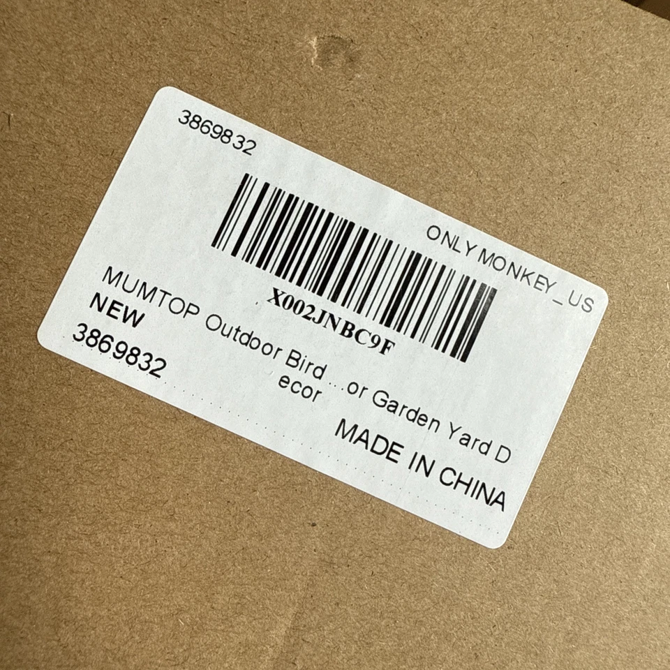 Solar Peacock birdbath garden Stake New In Box - Image 2 of 4