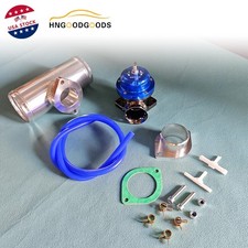 Blue Universal Billet Aluminum Type-rs Bov Turbo Blow Off Valve2.5 Flange Pipe