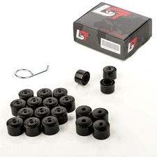 20x Kappen Radschrauben 17 mm für Felgenschloss Abziehhaken für SEAT Mii 11-13