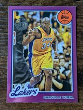 2025-26 Topps - 1980-81 Topps Basketball Shaquille O'Neal #80BK-4 Pink
