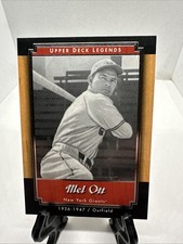 Mel Ott - 2001 Upper Deck Legends Baseball Card - Giants B1-12
