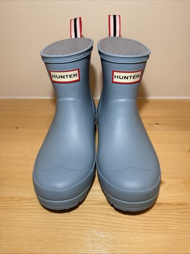 Hunter Original Short Play Wedge Rain Boot, Rubber Boots, Sky Blue, Women’s 5 - Picture 5 of 7