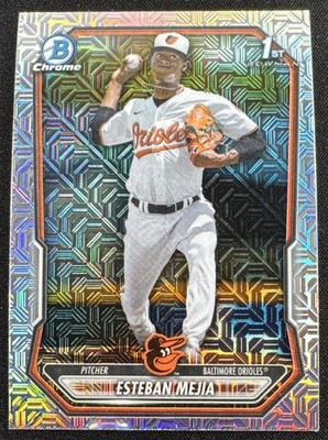 2026 Bowman Mega Box Esteban Mejia #BCP-79 Chrome Mojo Refractor 1st Prospect