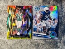Olumuyiwa Fashanu 2024 Select Red & Yellow Shock Prizm & Bowman 1st Refractor