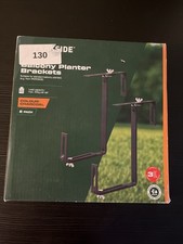 2pcs Trough Window Box Brackets Adjustable Balcony Planter Flower Box Holder