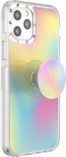 PopSockets PopCase For Apple iPhone 12/12Pro PopGrip Slide Case Abstract Rainbow
