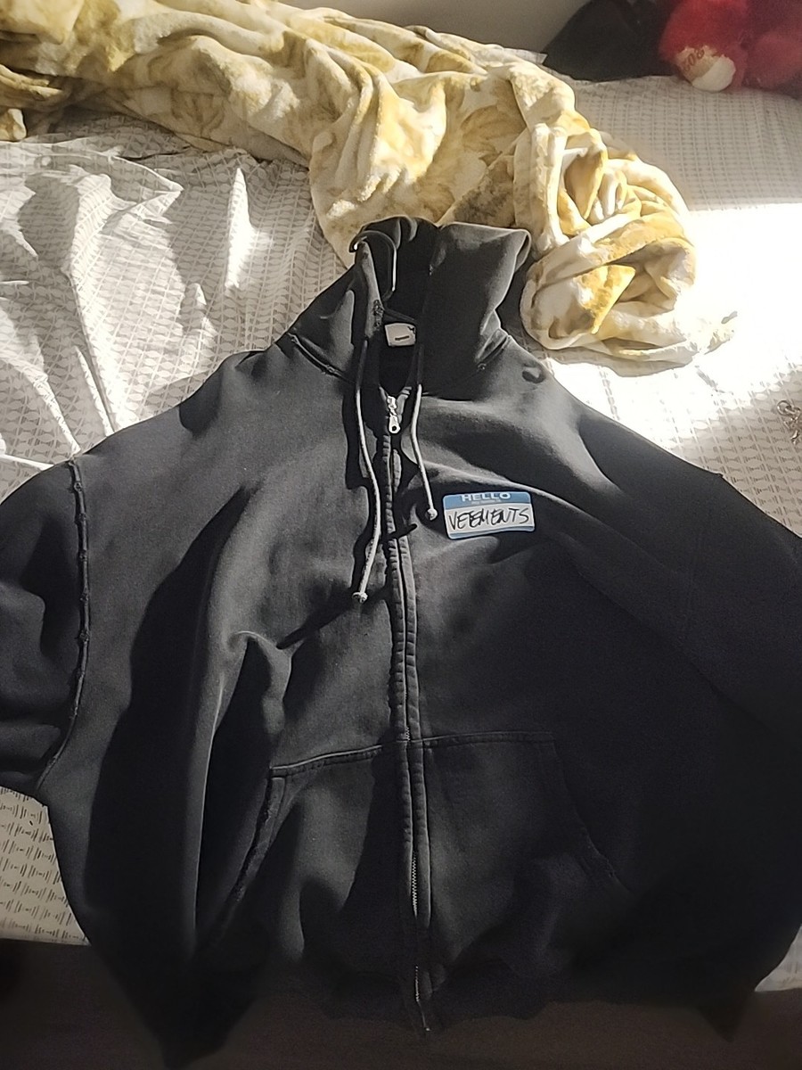 Vetements 'Hello My Name Is Vetements' Unisex Zip-up, Size Small