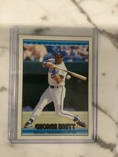 DONRUSS 1992 George Brett #143 Kansas City Royals Vintage Baseball Card