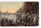 Sacandaga New York NY Postcard 1907-1915 Watching Water Sports