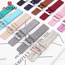 Watch Strap Woven Fabric Band Two Piece Nylon Quick Release 12 14 16 18 20 22 MM