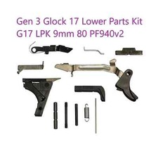 GLOCK 17 LOWER PARTS KIT COMPLETE LPK G 17 Poly Trigger FOR GLOCK G17 Gen1- 3