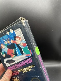 Urban Champion HANGTAB BOX No Code Or Manual! (Nintendo NES)  Game & Box Only
