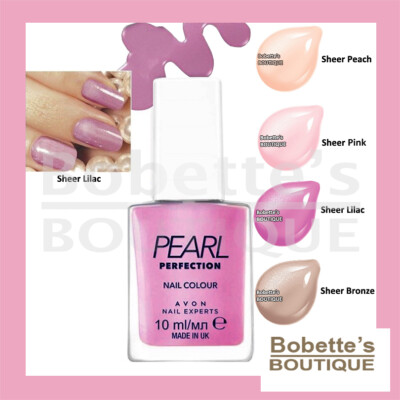 Vernis-soin Fortifiant Avon Nail Experts Éclat Perlé - Couleur Pêche Nacrée - 10ml - Neuf