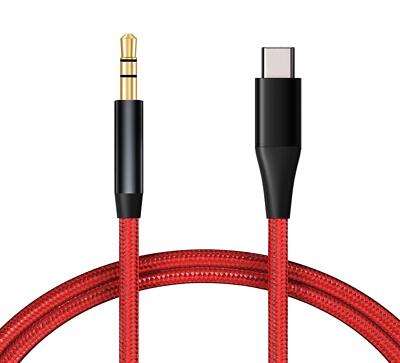 AUX CABLE USB-C TO 3.5MM AUDIO CORD CAR STEREO AUX-IN JACK for PHONES & TABLETS
