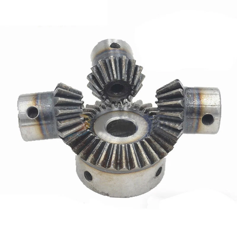 5/6/8/10/12/15mm Zahnrad Schrägverzahnung 90° Getriebe Stirnrad 1.5Mod 15T/30T - Bild 2 von 4