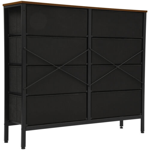 Chest of Drawers Rattan Woven Dresser with 8-Drawer Bedroom Storage Organizer - Picture 4 of 6