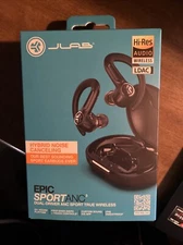 JLAB EPIC SPORT ANC 3 TRUE WIRELESS EARBUDS / NEW, FREE SHIPPING