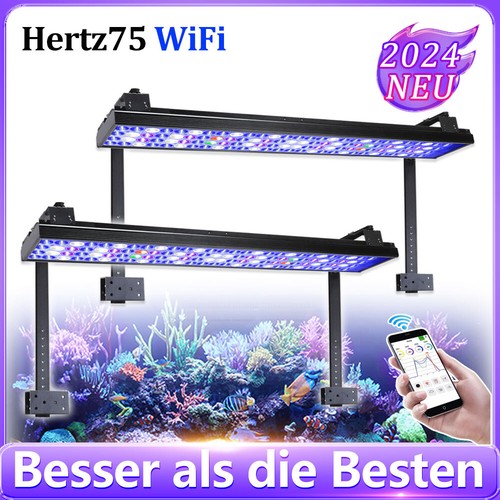 PopBloom H75 WiFi Led Acuario Iluminación Espectro Completo Agua de Mar Acuario Arrecife - Imagen 15 de 16