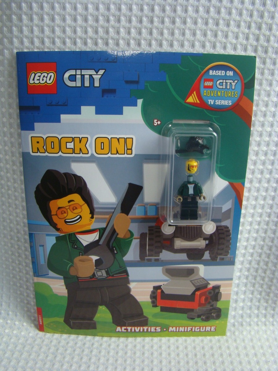 LEGO CITY Rock On! Adventures Activities Book+Tread Octane