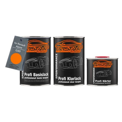 Autolack Set Dose spritzfertig für Renault Alpine G30 Orange 2,5L