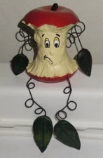 2006 WMG Anthropomorphic  Apple Core Shelf Sitter Kitchen Decor