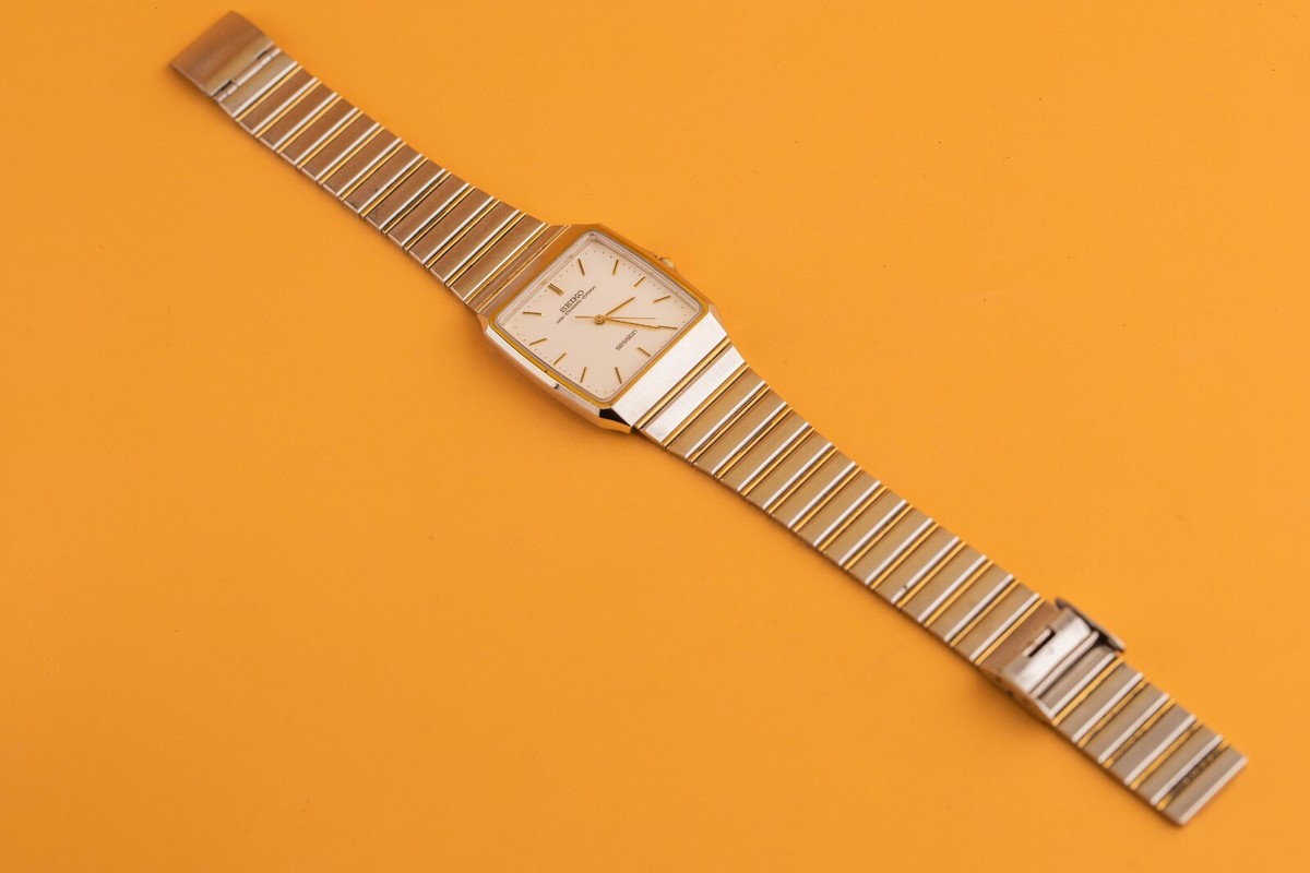 Seiko Spirit High Standard Version 5E31-5A70 Steal Reactangular 