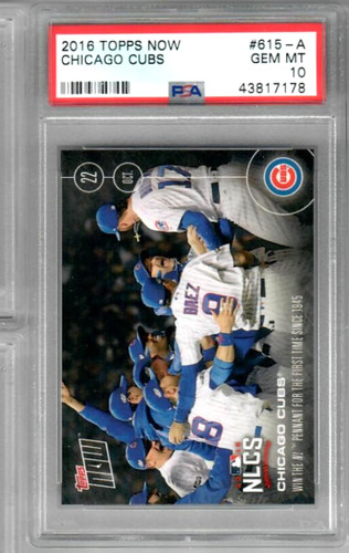 2016 Topps Now 615 CHICAGO CUBS®