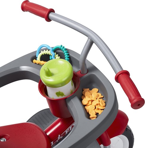 Toddler Tricycle, Radio Flyer 4-in-1 Stroll 'N Trike with Removable Accessories - Picture 7 of 8