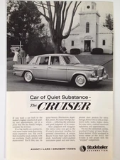 1963 Studebaker Cruiser Print Ad 