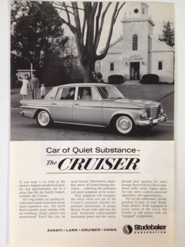 1963 Studebaker Cruiser Print Ad