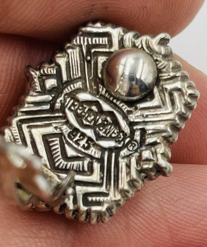 Stephen Dweck Plata de Ley Tallado Rock Cristal Mop Respaldo Pendientes Clip - Imagen 8 de 8
