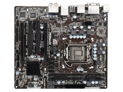For ASROCK H77M motherboard H77 LGA1155 2*DDR3 16G DVI+VGA+HDMI M-ATX Tested OK