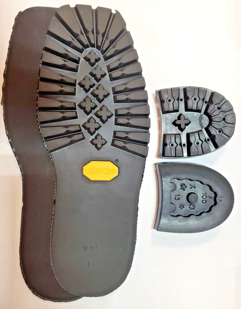 Vibram #100 Montagna Pair of Full Sole + Pair of heel Vibram #100 Montagna Pair of Full Sole + Pair of heel