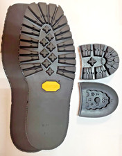 Vibram 100 Montagna Pair of Full Sole  Pair of heel replacements For Size 13