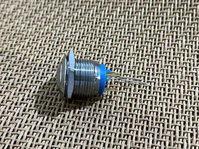 16mm Anti-Vandal Locking  Stainless Steel Push Button Switch 3V RED Dot LED