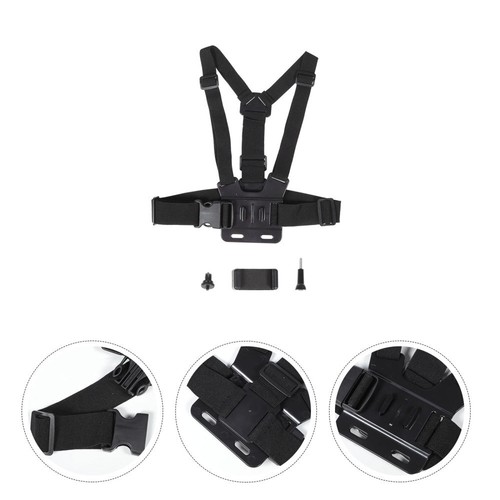 4 Sets Sports Camera Chest Hanger Mount Phone Harness Adjustable Strap - 第 5/12 張圖片