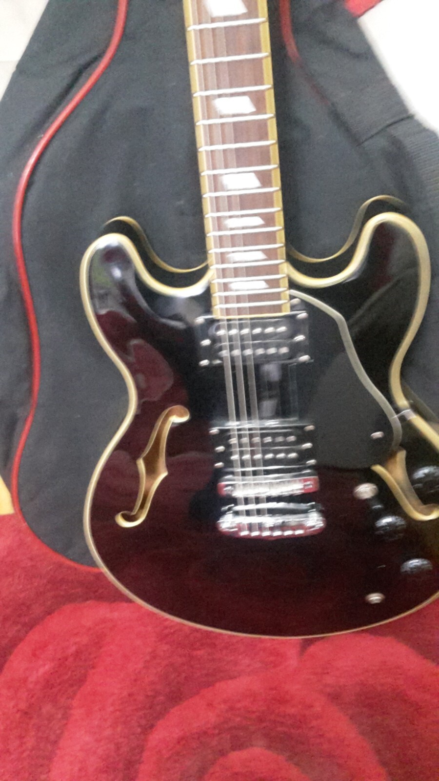 Aria semi acoustic archtop guitar eBay