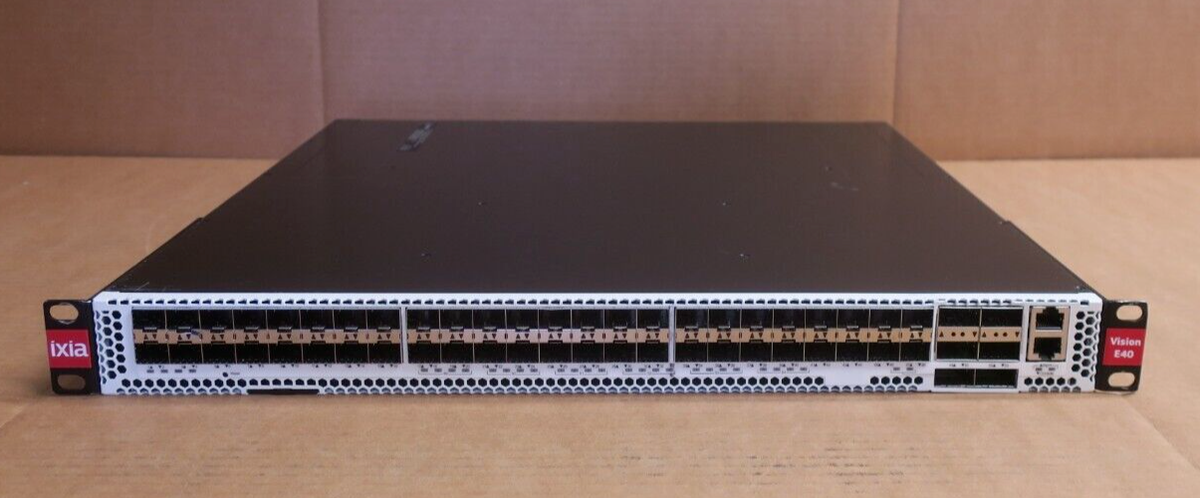 Ixia Vision Edge 40 E40 AC 48x 1/10Gb SFP+ + 6x 40Gb QSFP+ Network