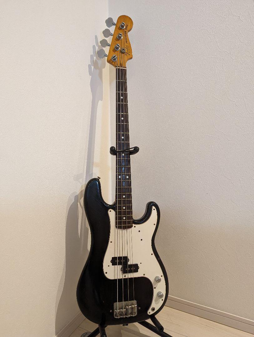 Electric Bass Guitar Fender Precision Black 1978-1980 Made in USA 