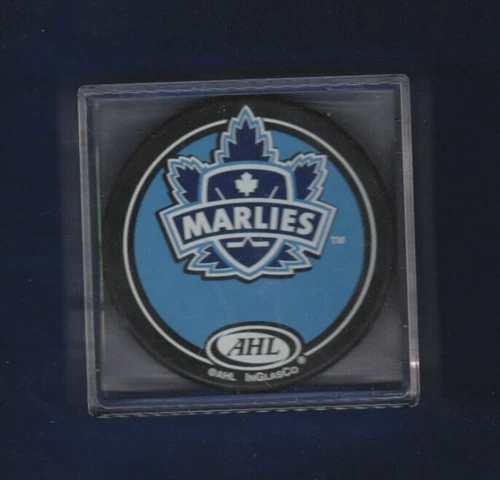 Toronto Marlies Collectors Souvenir Puck AHL Hockey Puck NHL InGlasCo