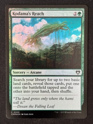 1x MTG Kodama's Reach (Foil) - Commander Masters (CMM) #300 - Magic