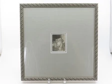 Framed Original Old Woman Sleeping James Bretherton after Rembrandt van Rijn