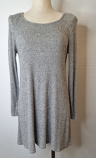 Derek Heart Women's Size Large Gray Casual Sweater Dress