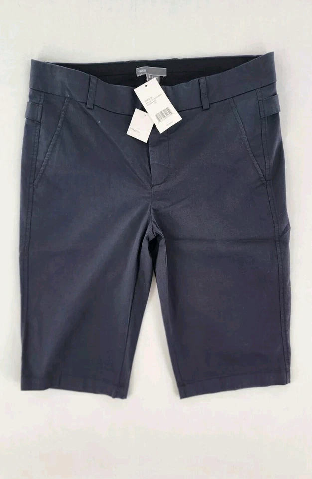 Bermudas VINCE para mujer azul marino talla 6 nuevas con etiquetas $195