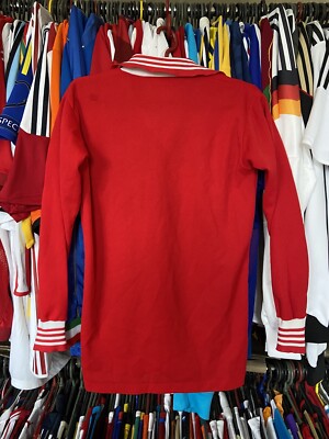 MANCHESTER UNITED 1975 1976 1977 1978 HOME SHIRT JERSEY LONG