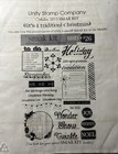 Unity Stamp October 2013 Smak Kit It’s Tradition Christmas Opened/Never Used🔥