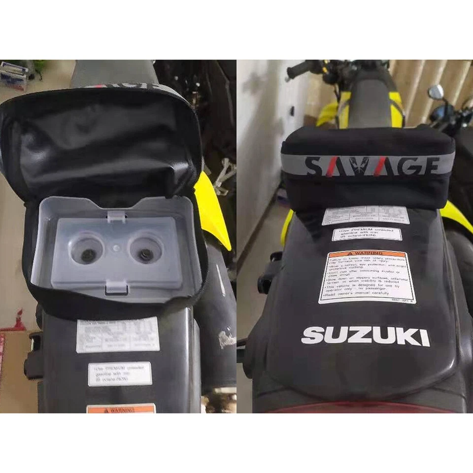 Bolsa de ferramentas impermeável para para para-lamas traseiro SUZUKI DRZ400S/400E/400SM/250/125L - Imagem 3 de 4