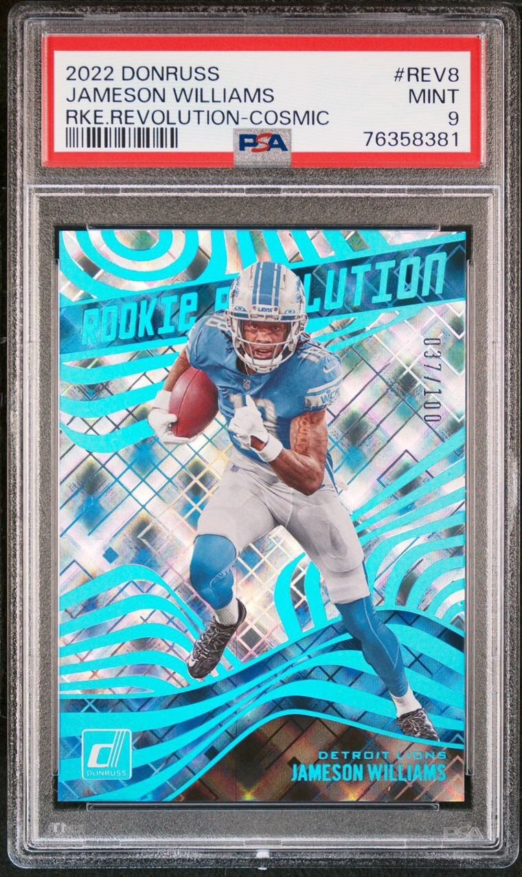 Jameson Williams Panini Donruss Rookie Revolution #REV8 Cosmic